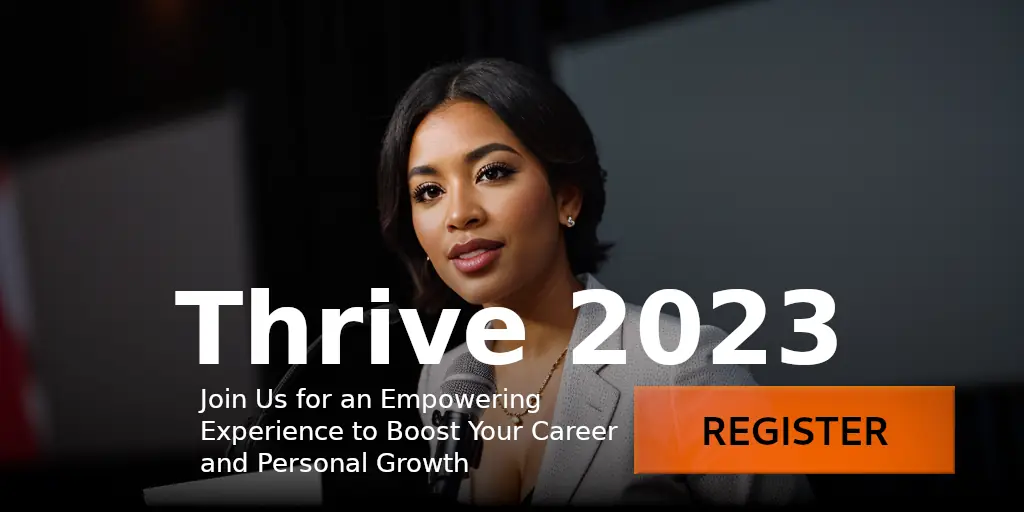 thrive 2023 conference banner
